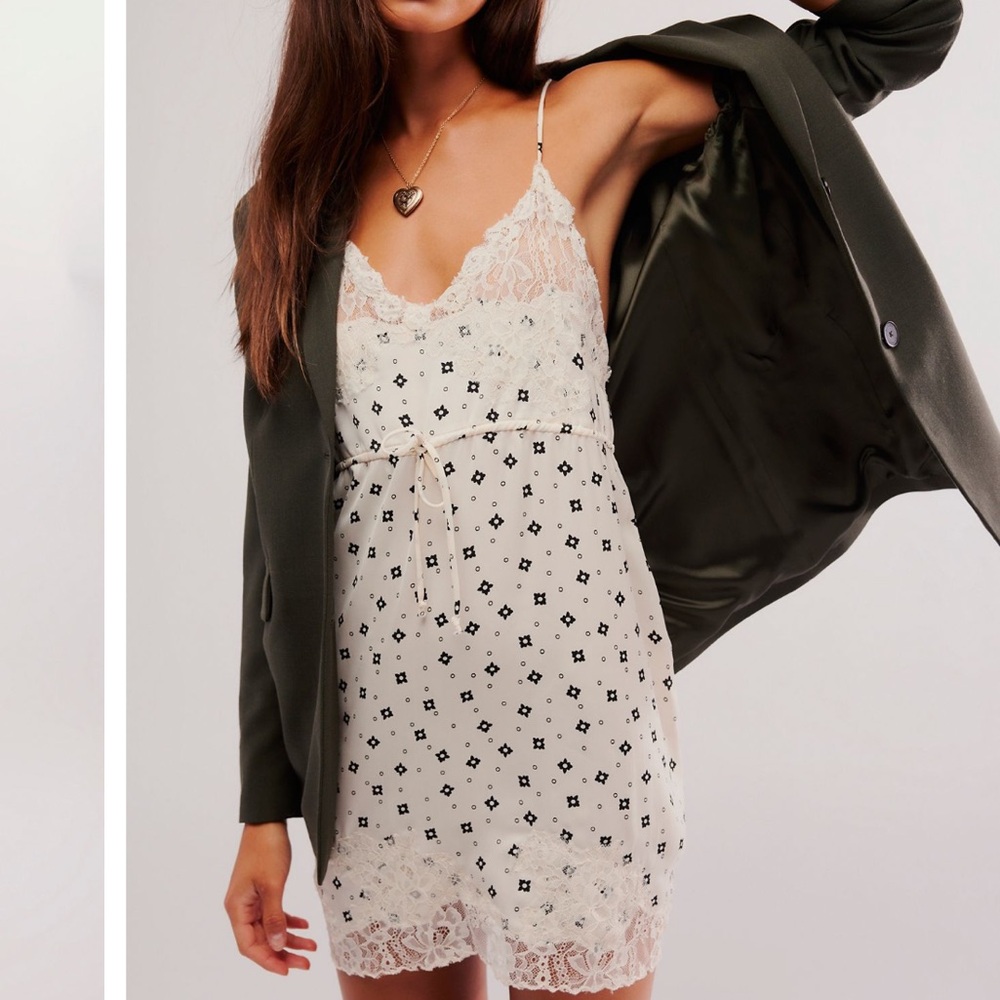 FREE PEOPLE Now or Never mini slip dress
